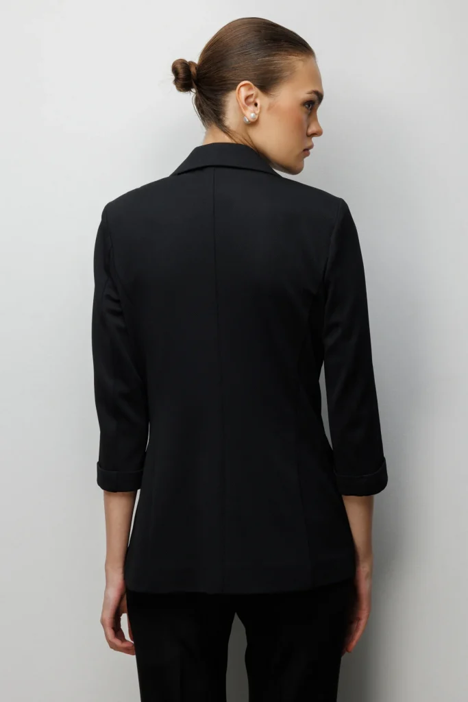 EKOL Yarım Kol Ceket 1064 - Siyah