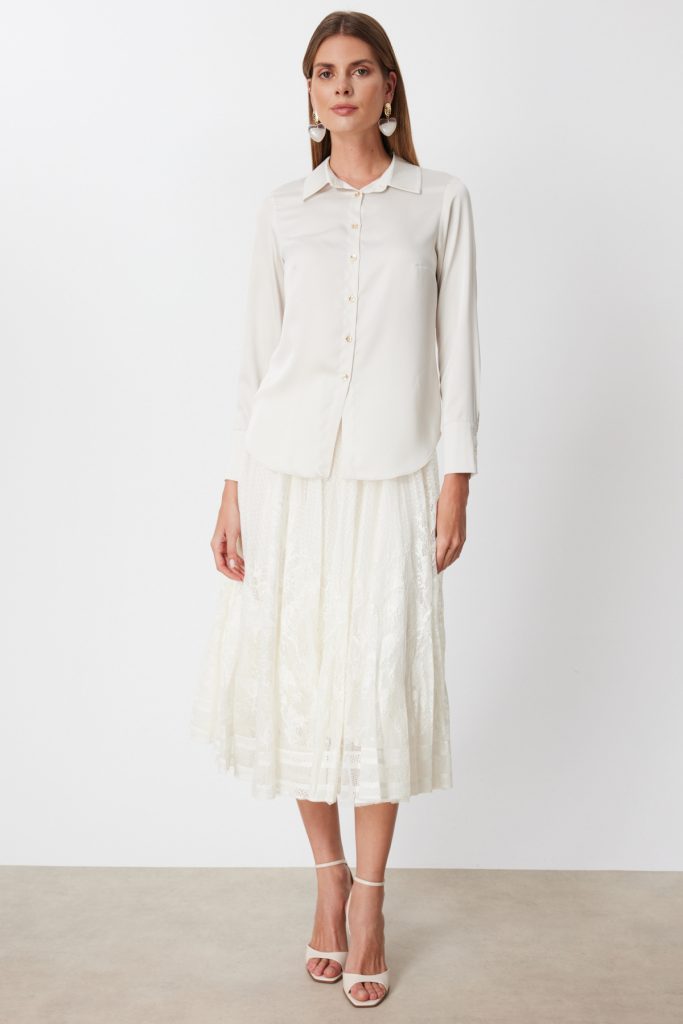 EKOL Pens Detaylı Polo Yaka Gömlek 2002 - inci