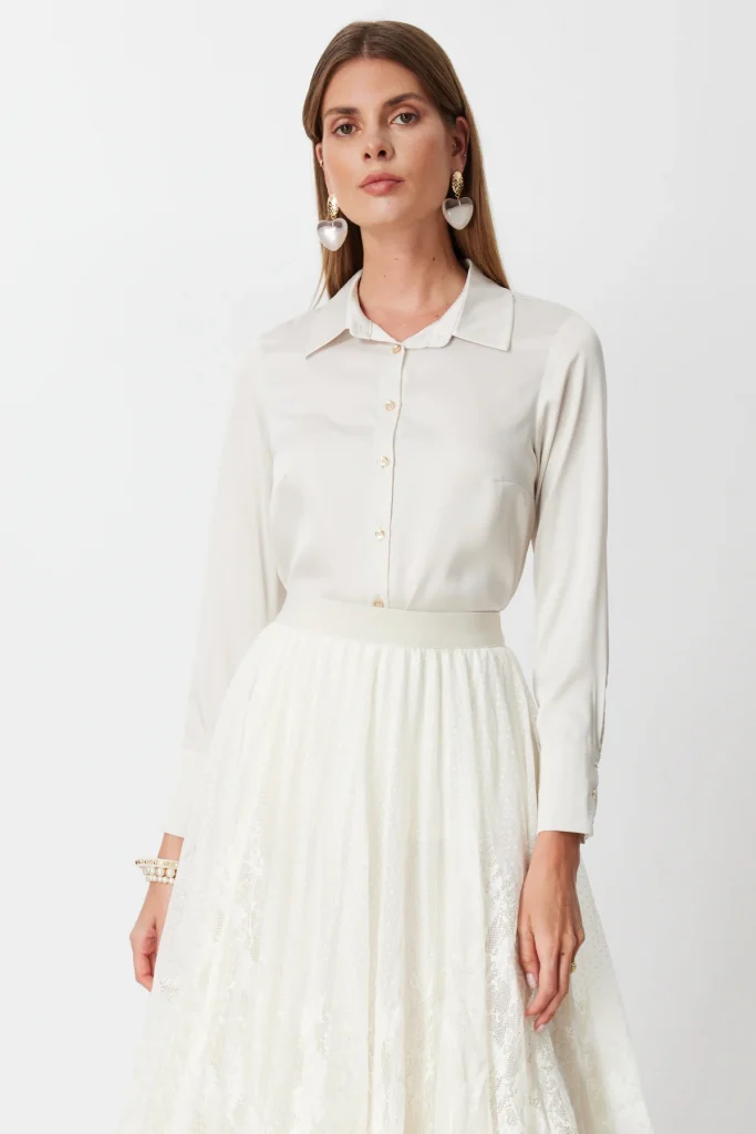 EKOL Pens Detaylı Polo Yaka Gömlek 2002 - inci