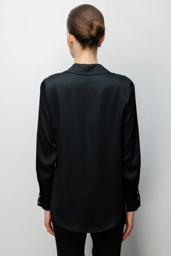 EKOL Pens Detaylı Polo Yaka Gömlek 2002 - Siyah