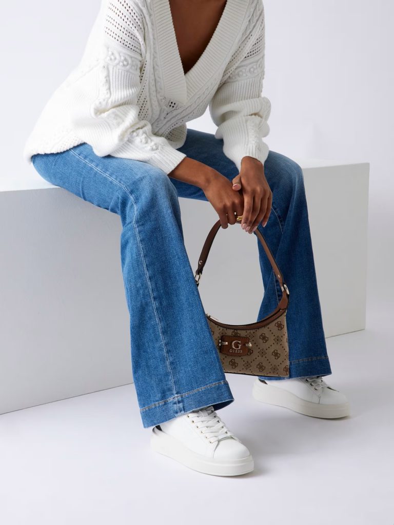 GUESS AYAKKABI FLJELBFAL12-26Y - beyaz-bej