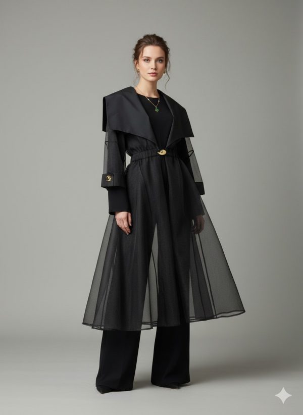 MY312 Tül Detaylı Elbise 1603