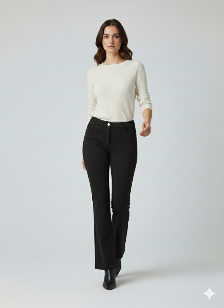 EKOL Beş Cep İspanyol Paça Pantolon 4034