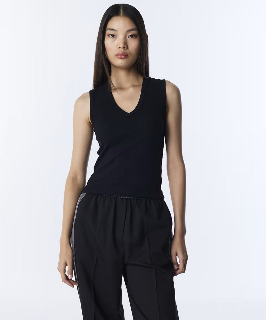 TWİST V YAKA BASIC TİŞÖRT TS1260070092 - Siyah