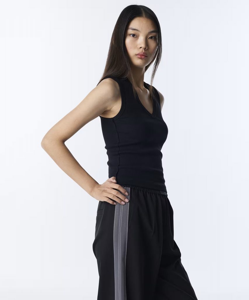 TWİST V YAKA BASIC TİŞÖRT TS1260070092 - Siyah