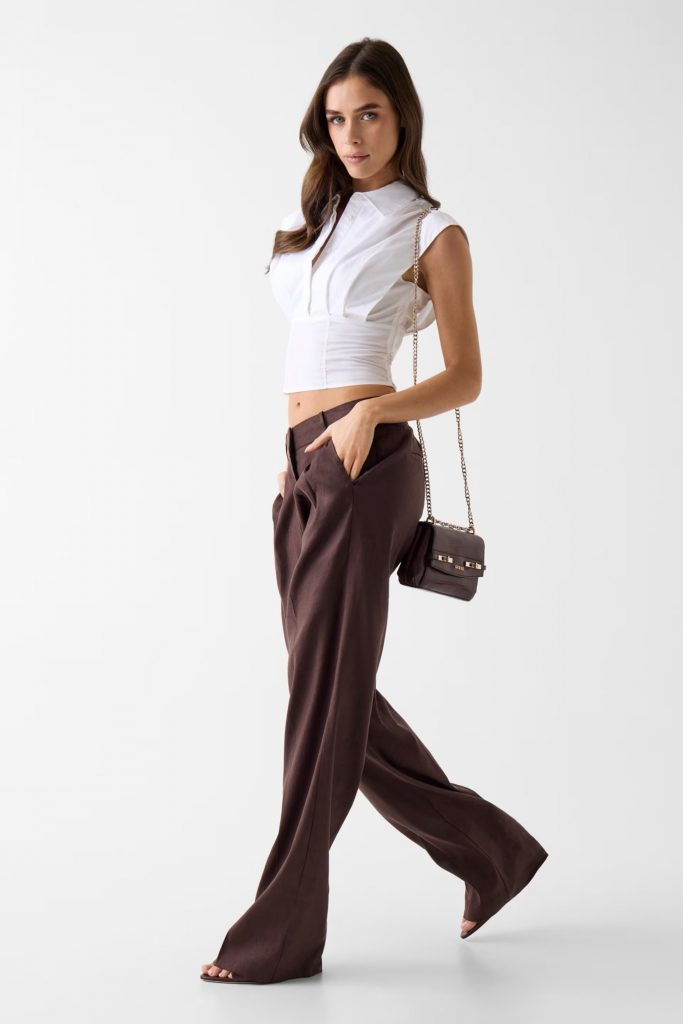 GUESS Melinda Mini Çapraz Çanta HWKL9933780 - bordo