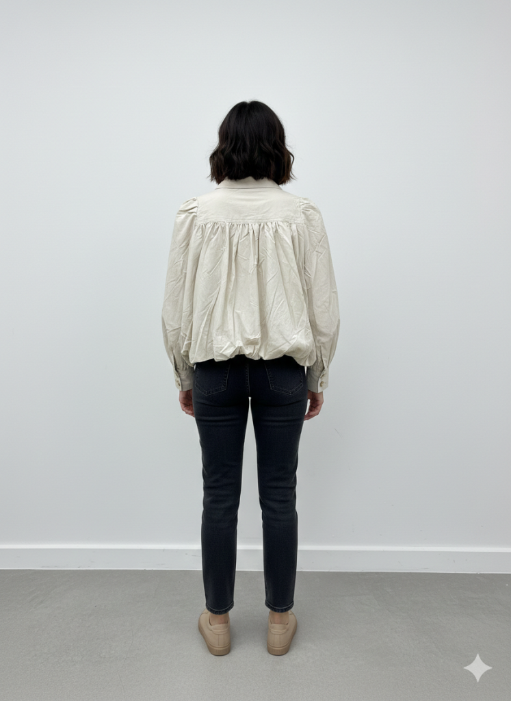 BDK  Balon Kol Büzgülü Kısa Ceket 0050