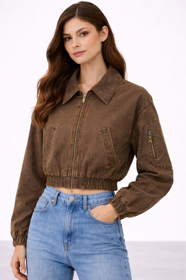 BDK Eskitme Kot Ceket 7135-1