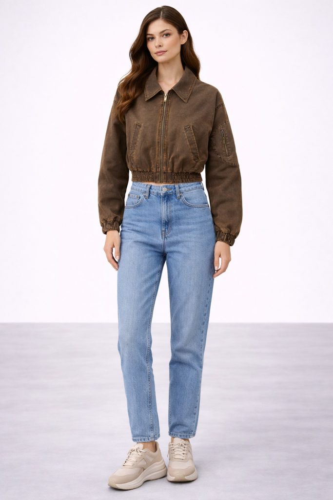 BDK Eskitme Kot Ceket 7135-1