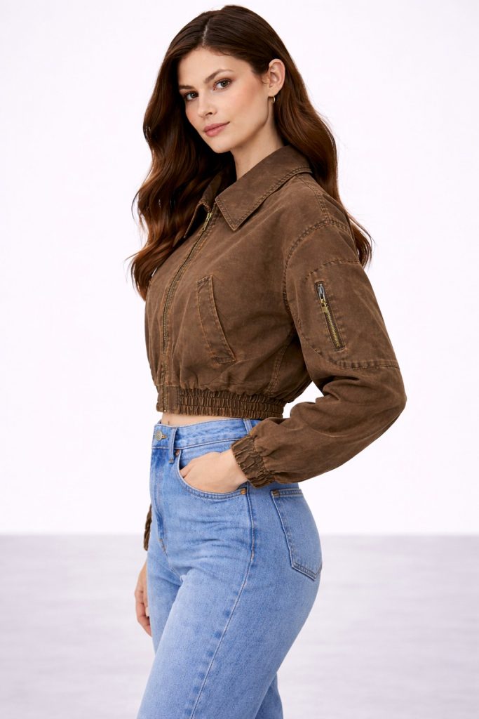 BDK Eskitme Kot Ceket 7135-1