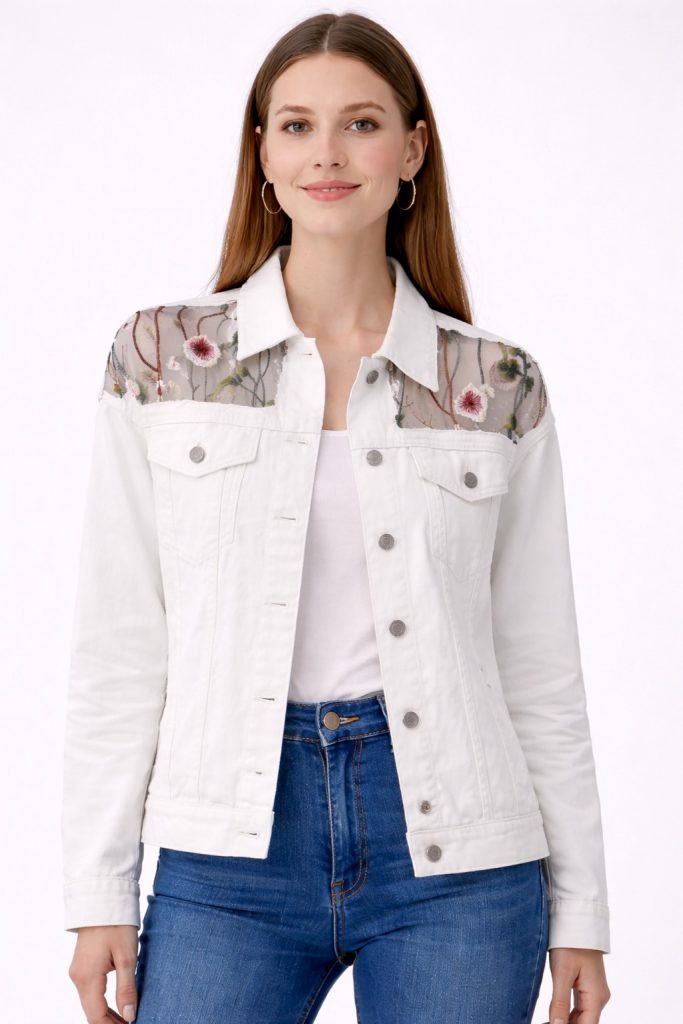 BDK Sırt Detaylı Kot Çeket  X228