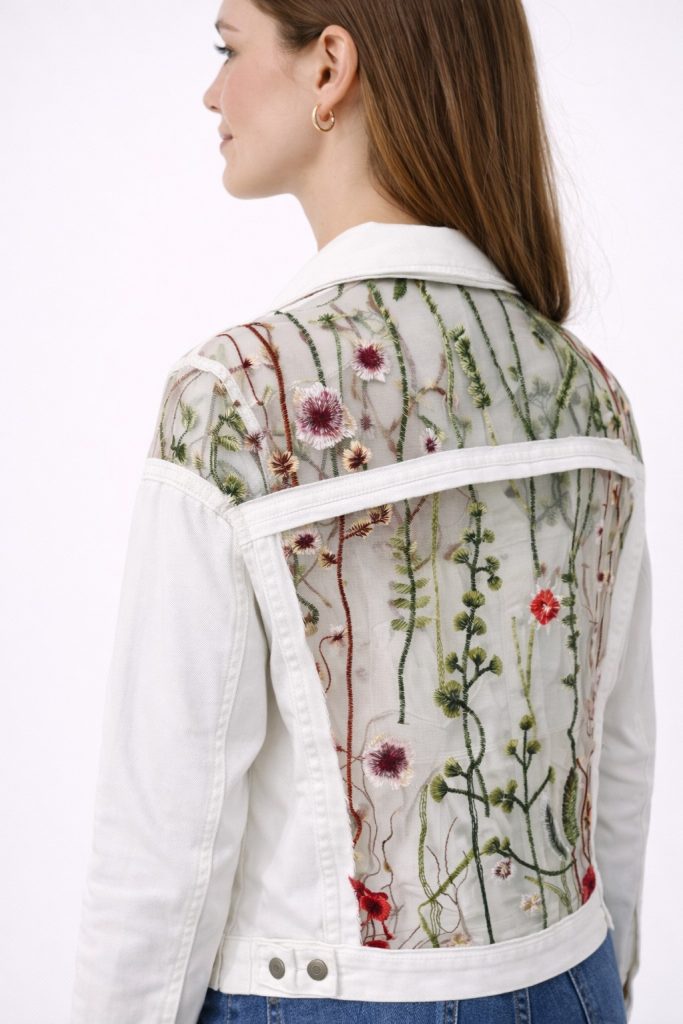 BDK Sırt Detaylı Kot Çeket  X228