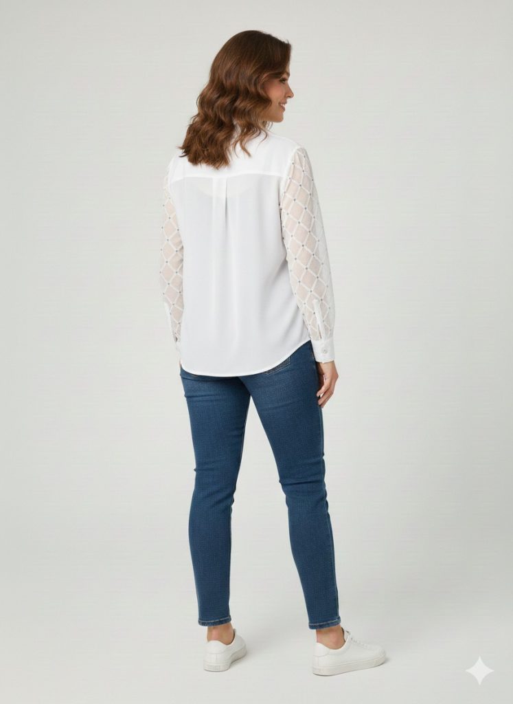 BDK Taş İşlemeli Gömlek 8976