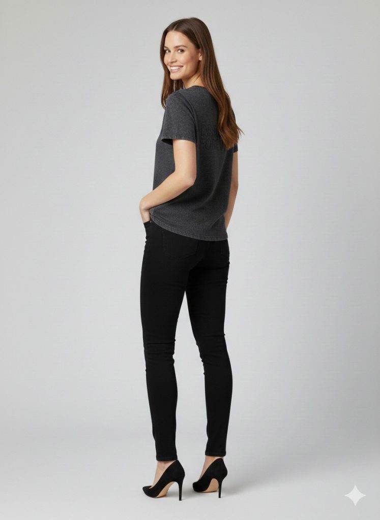 BDK  Boncuk İşlemeli T-shirt GF09