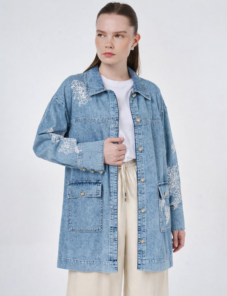 KAYRA Nakışlı Ceket 73011 - KARMA