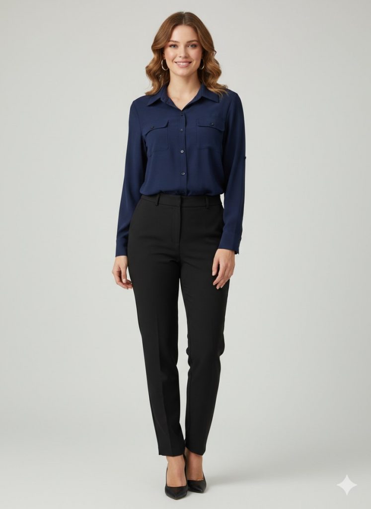 EKOL Cep Detaylı Gömlek 2512