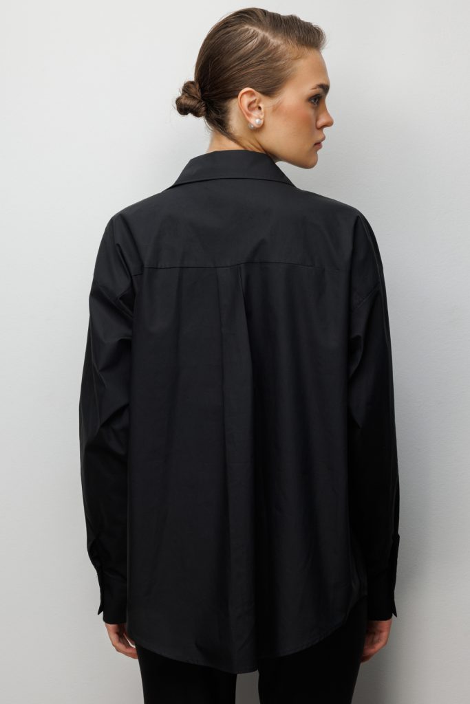 EKOL Boncuk İşlemeli Pamuk Gömlek 2814