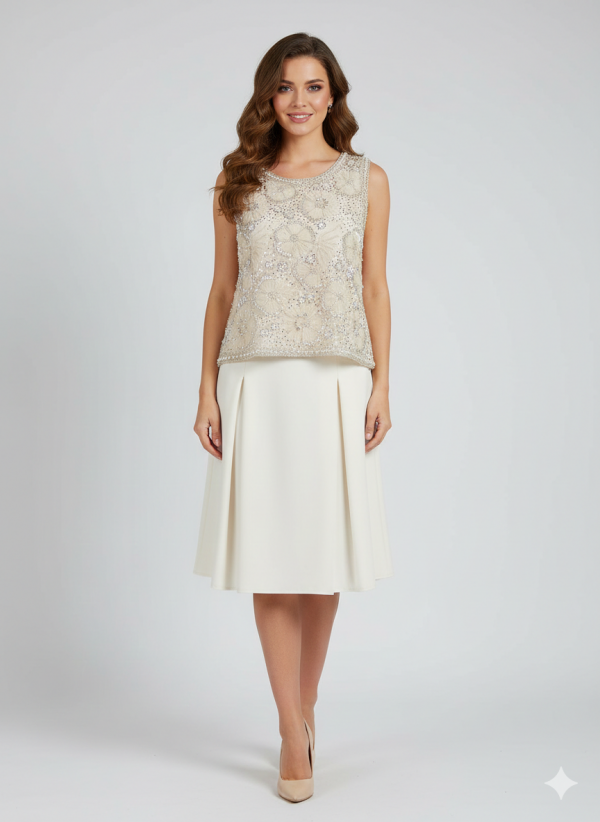 EKOL Kolsuz Taş İşlemeli Bluz 2856