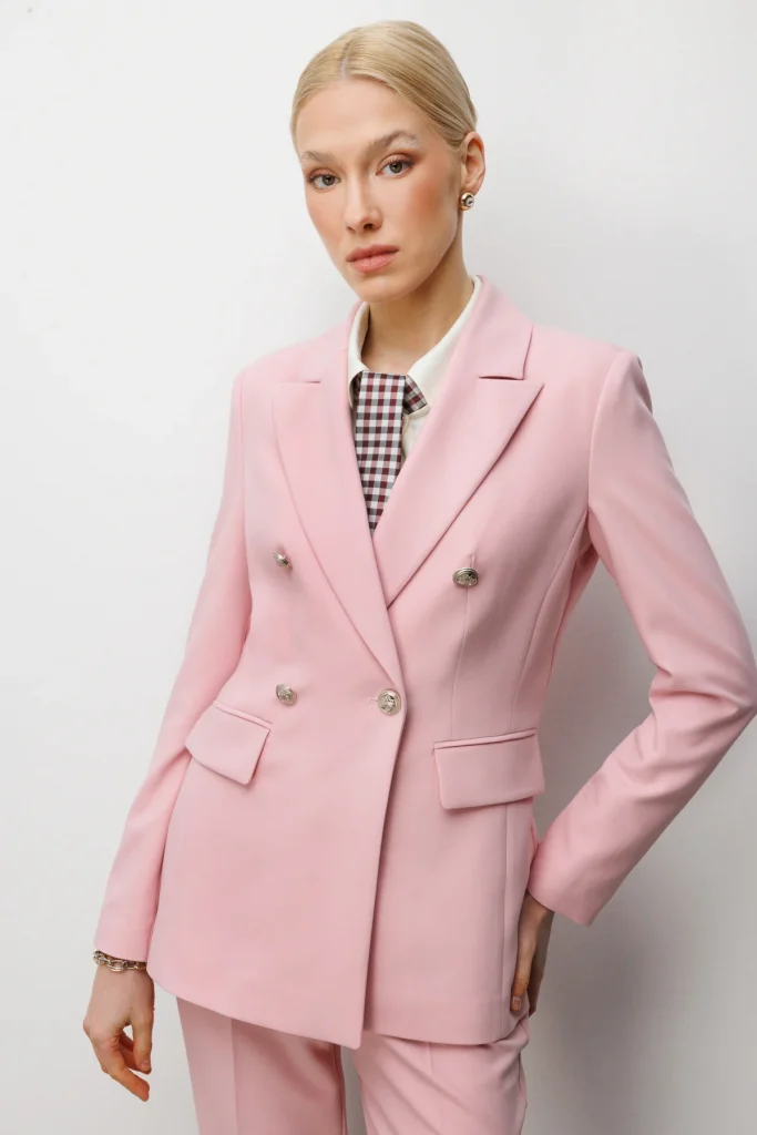 EKOL Kruvaze Yaka Kapak Cepli Ceket 1006