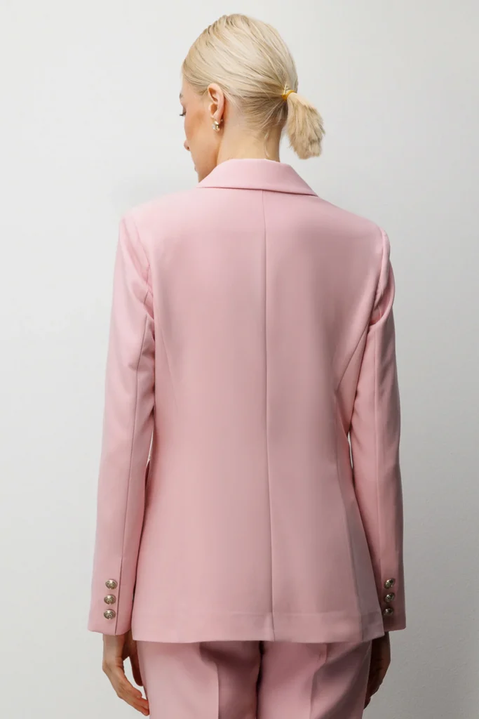 EKOL Kruvaze Yaka Kapak Cepli Ceket 1006