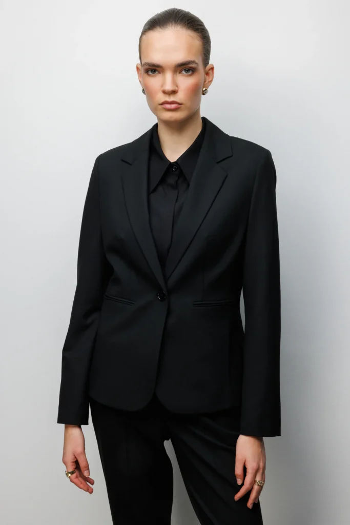 EKOL Fleto Cepli Tek Düğme Ceket 1082