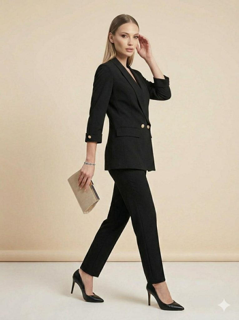 EKOL Şal Yaka Blazer Ceket 1106