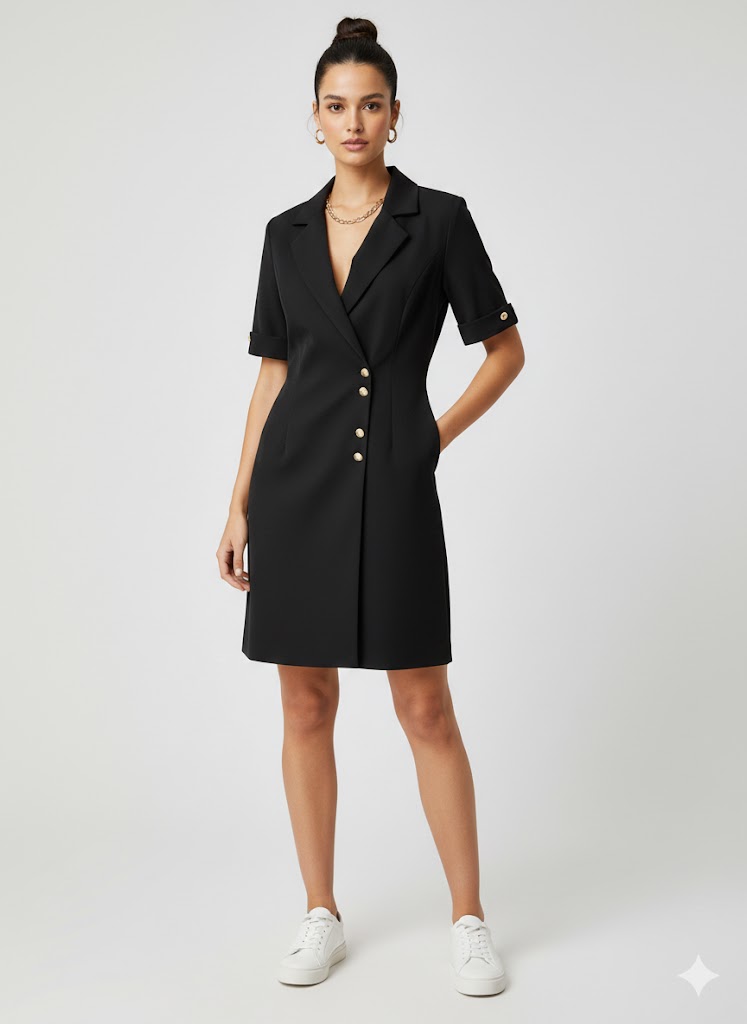 EKOL Midi Boy Elbise 6020