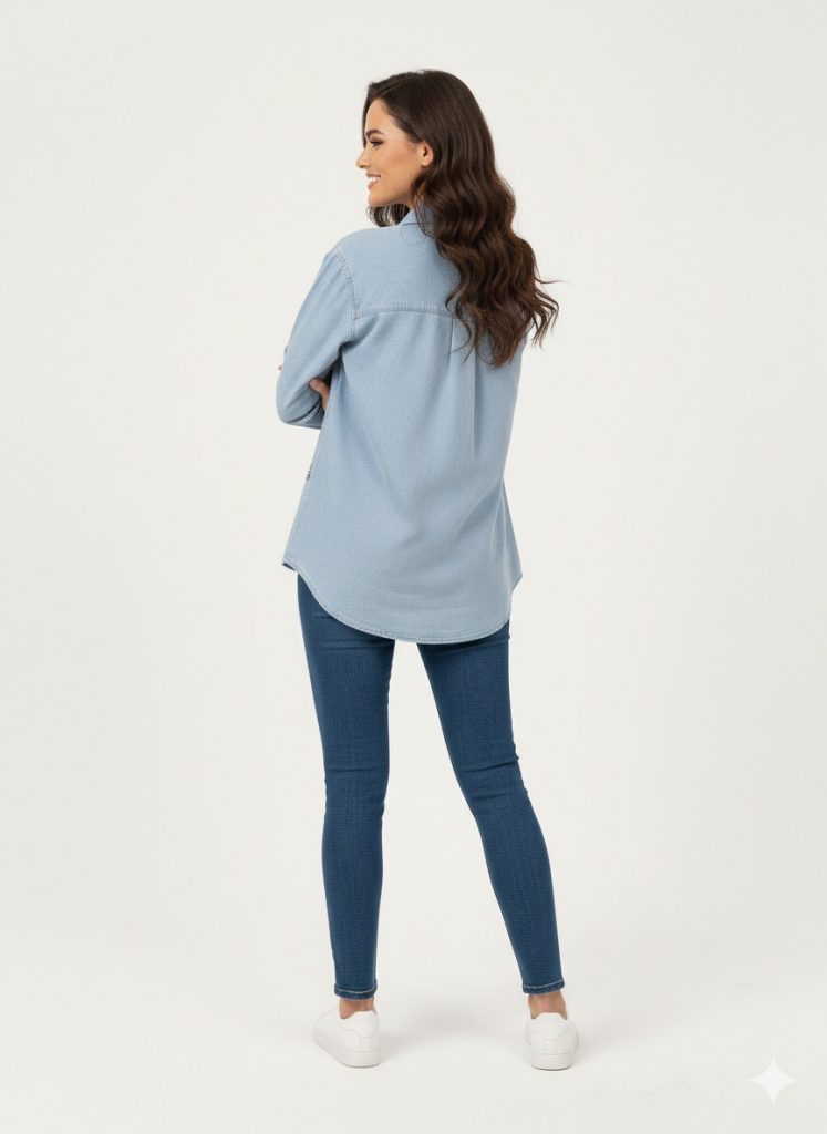 EKOL Önü Kelebek Detaylı Gömlek 2912