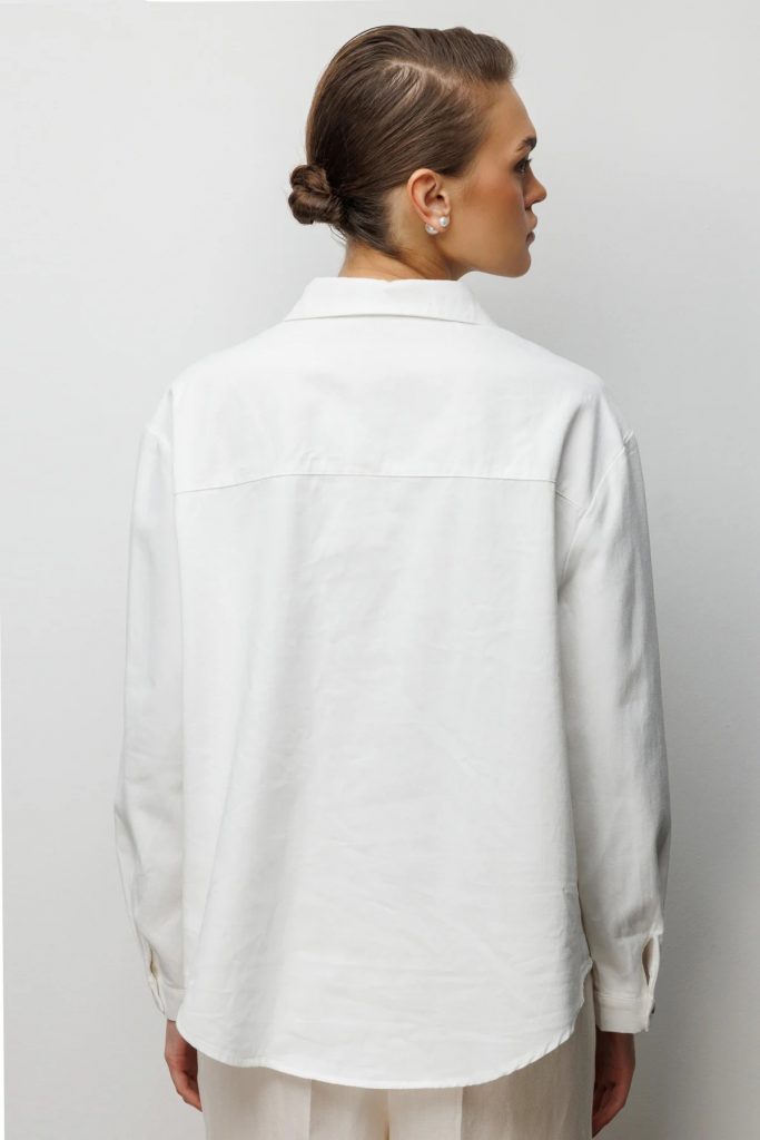 EKOL Taşlı Desen İşlemeli Gömlek 2914