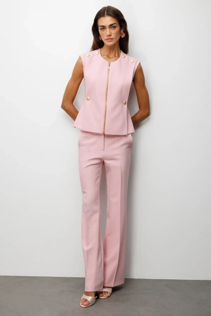 EKOL İspanyol Paça Düşük Bel Pantolon 1004