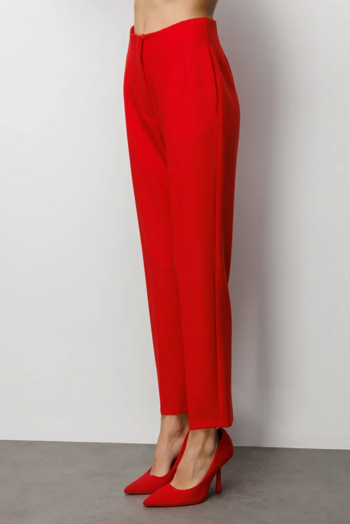 EKOL Düz Kesim Yüksek Bel Pantolon 1012