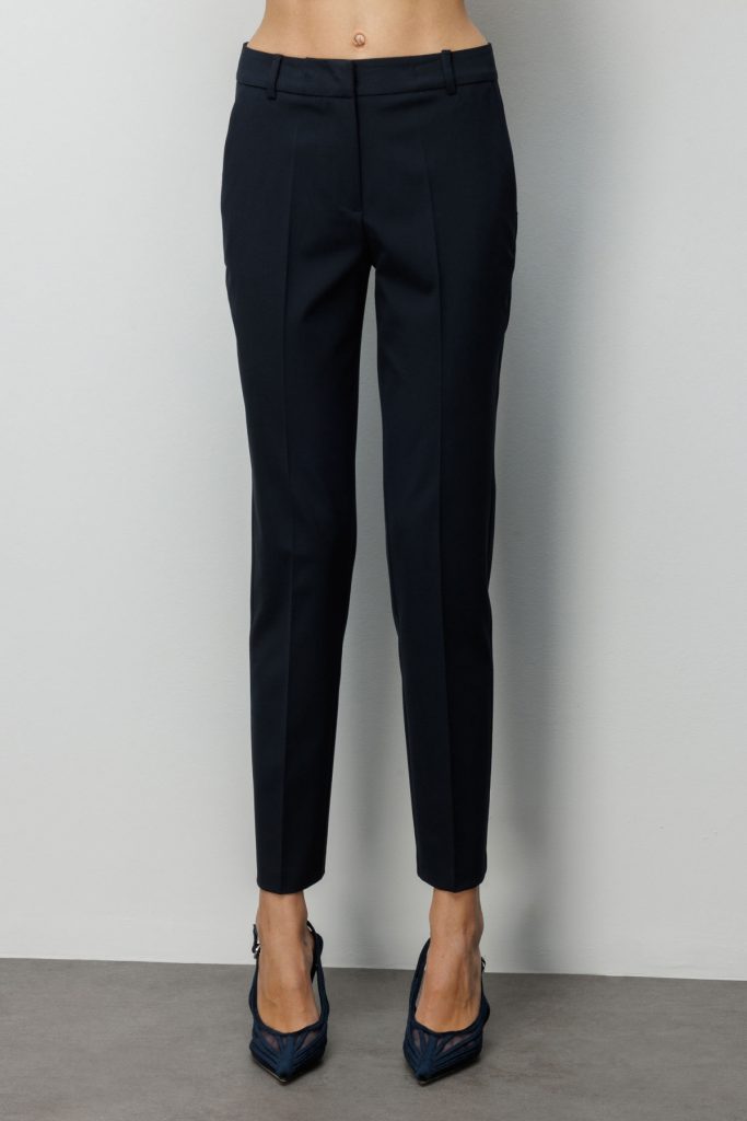 EKOL Yan Cepli Dar Paça Pantolon 1084 - Lacivert