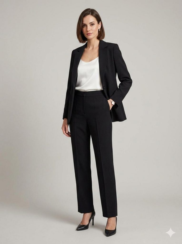 EKOL Klasik Bol Paça Pantolon 1108 - Siyah