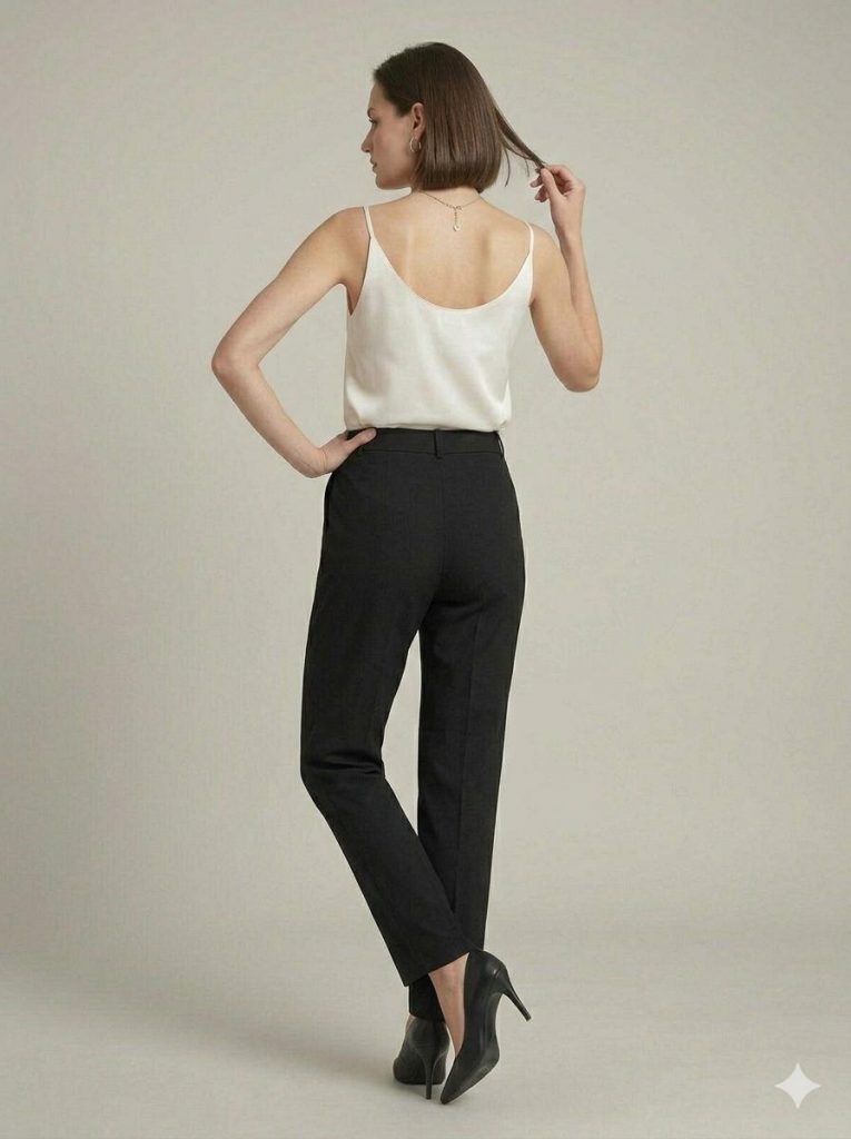 EKOL Klasik Bol Paça Pantolon 1108 - Siyah