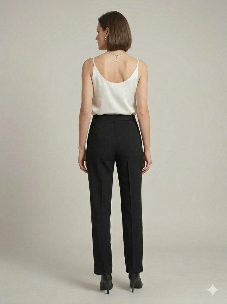 EKOL Klasik Bol Paça Pantolon 1108 - Siyah