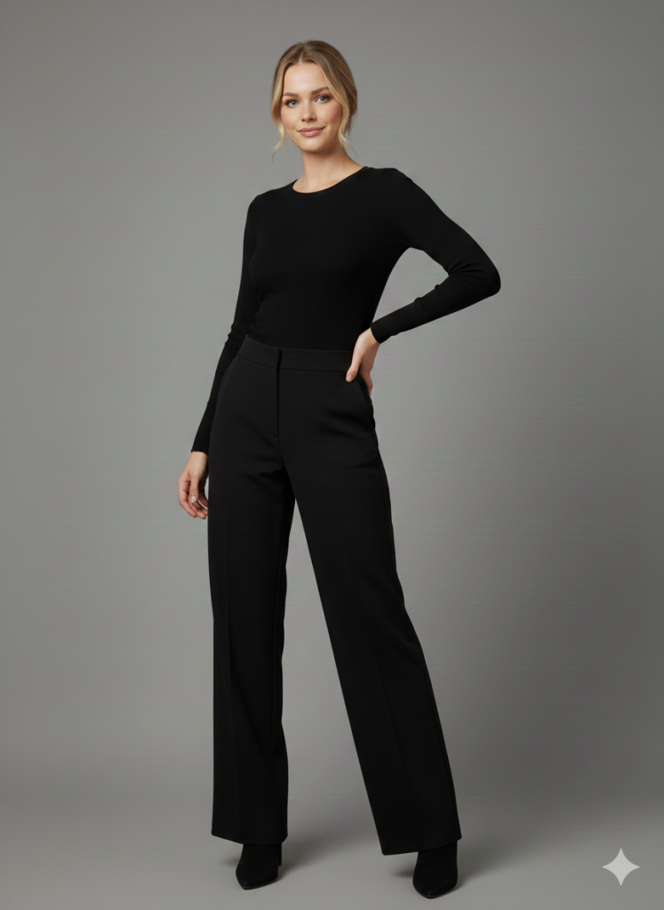 EKOL Klasik Bol Paça Pantolon 1144