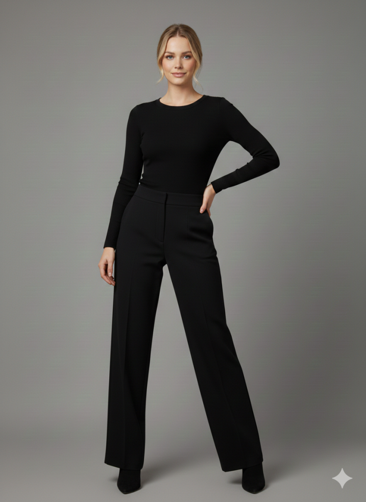 EKOL Klasik Bol Paça Pantolon 1144