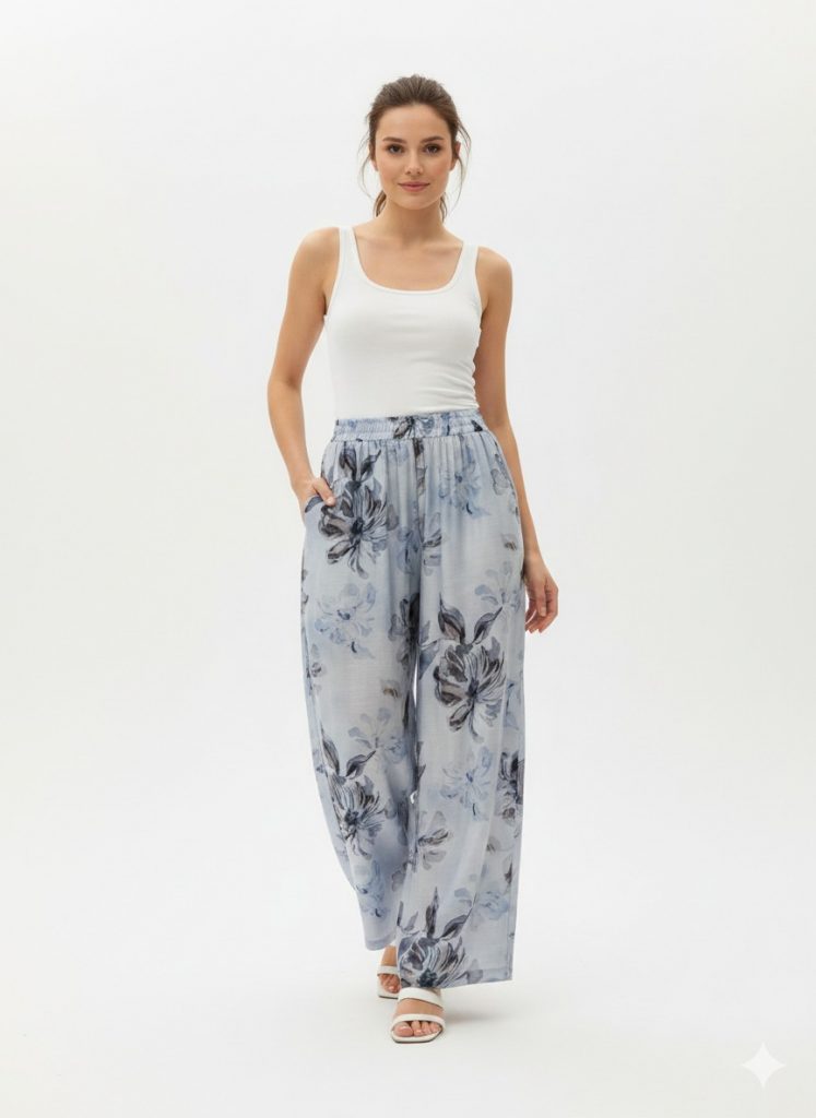 EKOL Desenli Pantolon 2908