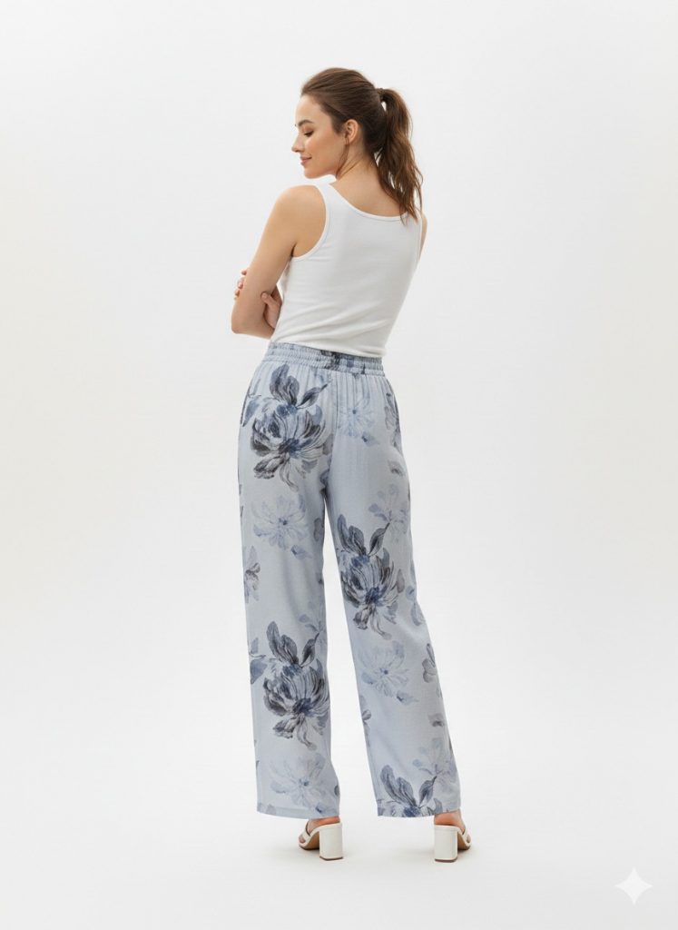 EKOL Desenli Pantolon 2908