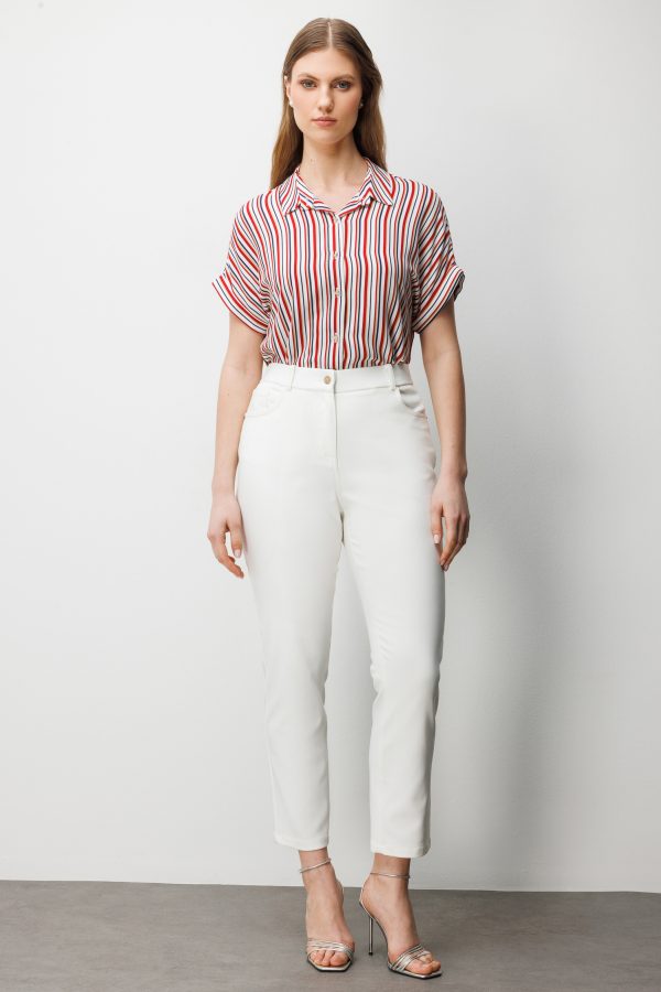 EKOL Beş Cep Dar Paça Pantolon 4036