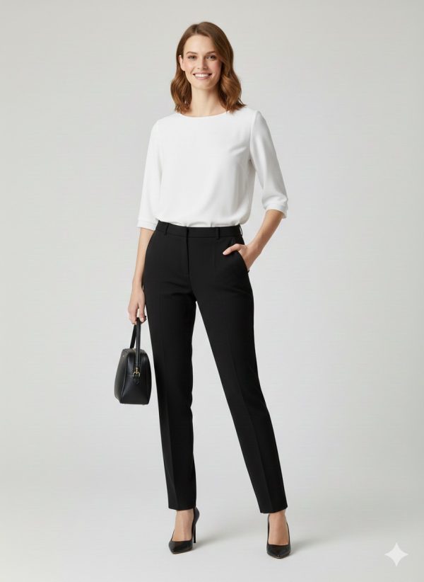 EKOL Düz Kesim Pantolon 4048