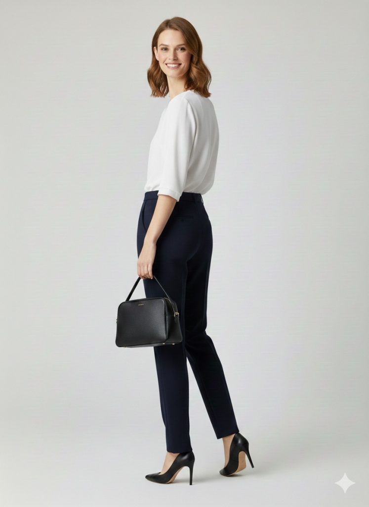 EKOL Düz Kesim Pantolon 4048 - Lacivert