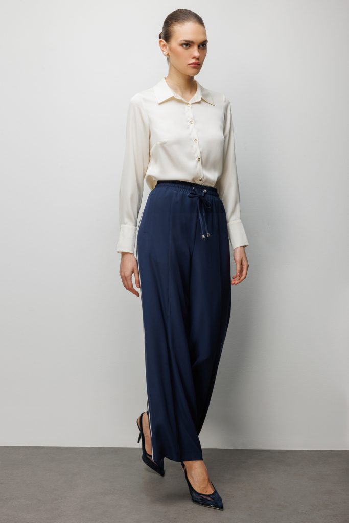 EKOL Şeritli Bol Paça Eşofman Altı 4122