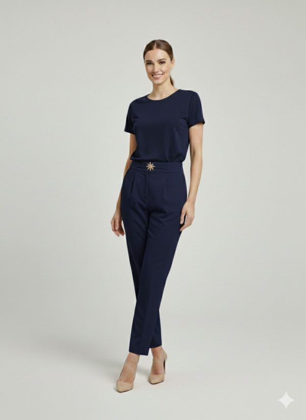 EKOL Toka Detaylı Pantolon 4130