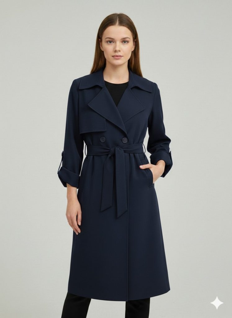 EKOL Belden Bağlamalı Treçkot 7522 - Lacivert