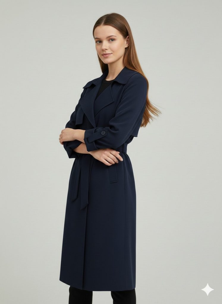 EKOL Belden Bağlamalı Treçkot 7522 - Lacivert