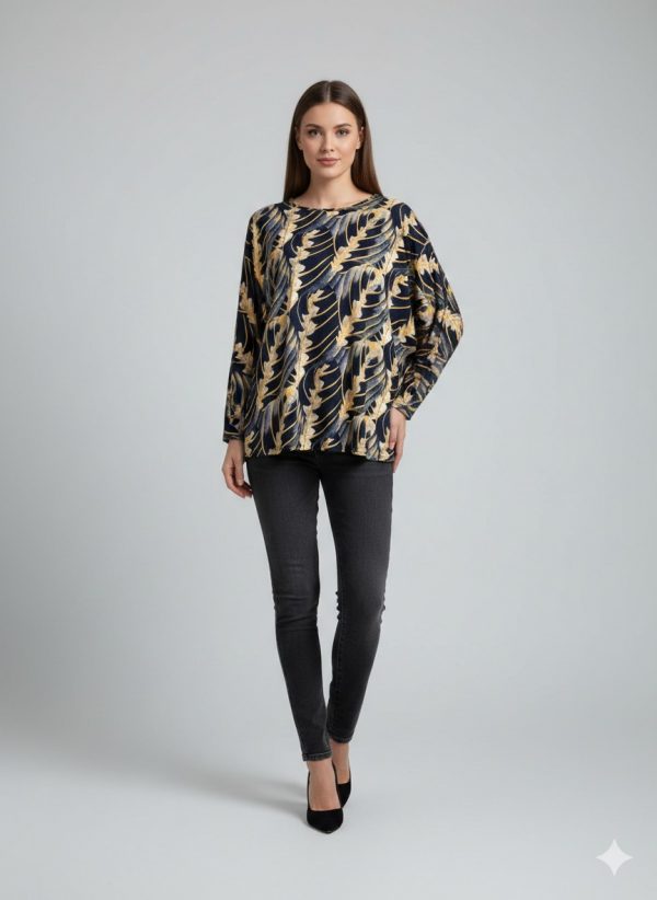 FAİK SÖNMEZ Kendinden İşlemeli Bluz  099