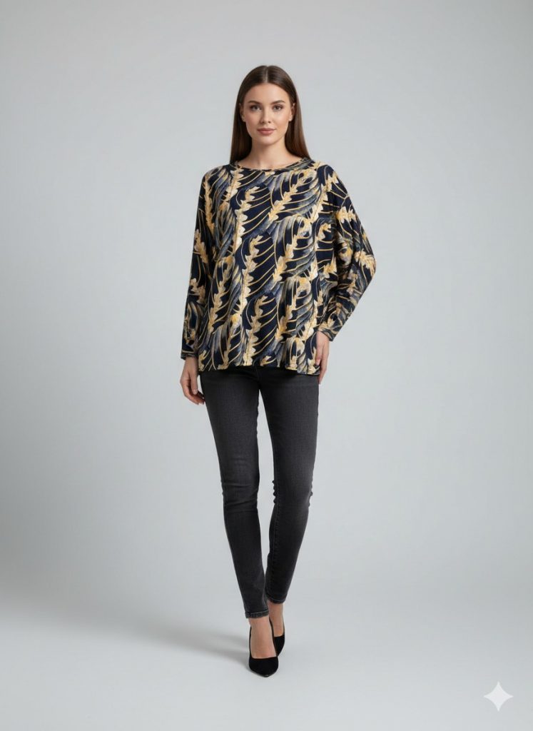 FAİK SÖNMEZ Kendinden İşlemeli Bluz  099