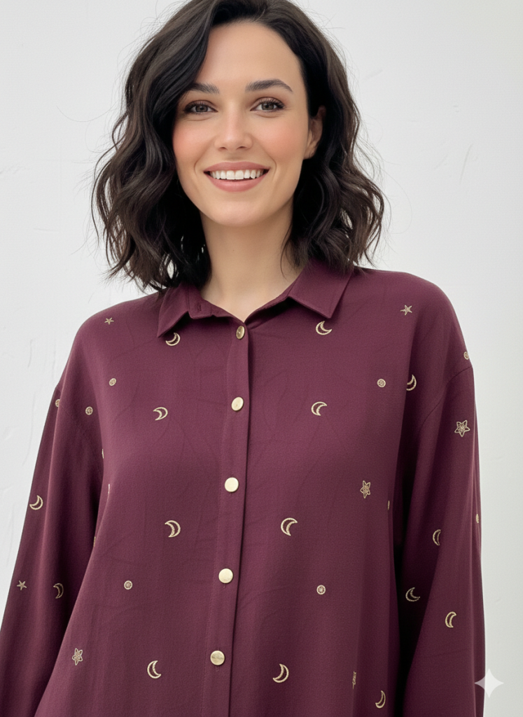 GHİSA Gold Düğmeli Nakışlı İkili Takım  4178