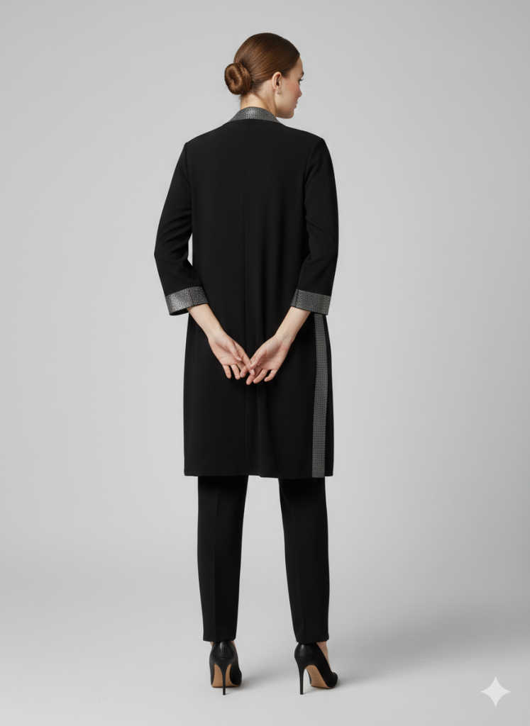 GİLDA Yaka Bantı ve Manşeti Taşlı İkili Takım  40362